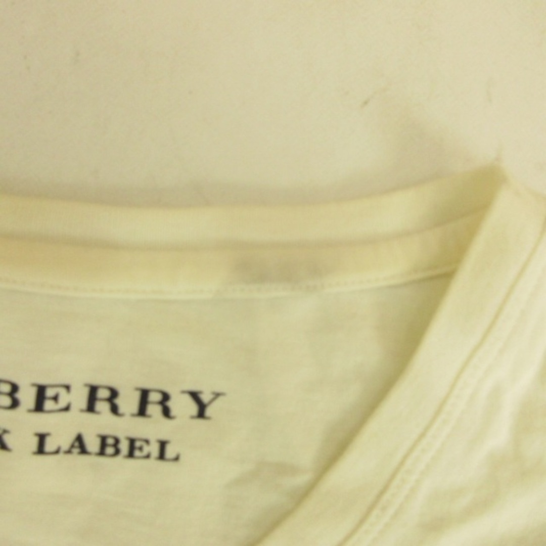 BURBERRY BLACK LABEL(バーバリーブラックレーベル)のバーバリーブラックレーベル Tシャツ ホワイト 2 約M IBO48 メンズのトップス(Tシャツ/カットソー(七分/長袖))の商品写真