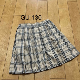 ジーユー(GU)の130 GU プリーツスカート(スカート)