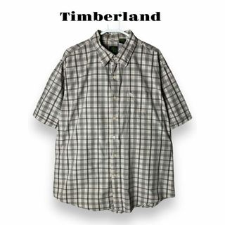 ティンバーランド(Timberland)のチェック　ティンバーランド　Timberland 半袖シャツ　00s 古着(シャツ)