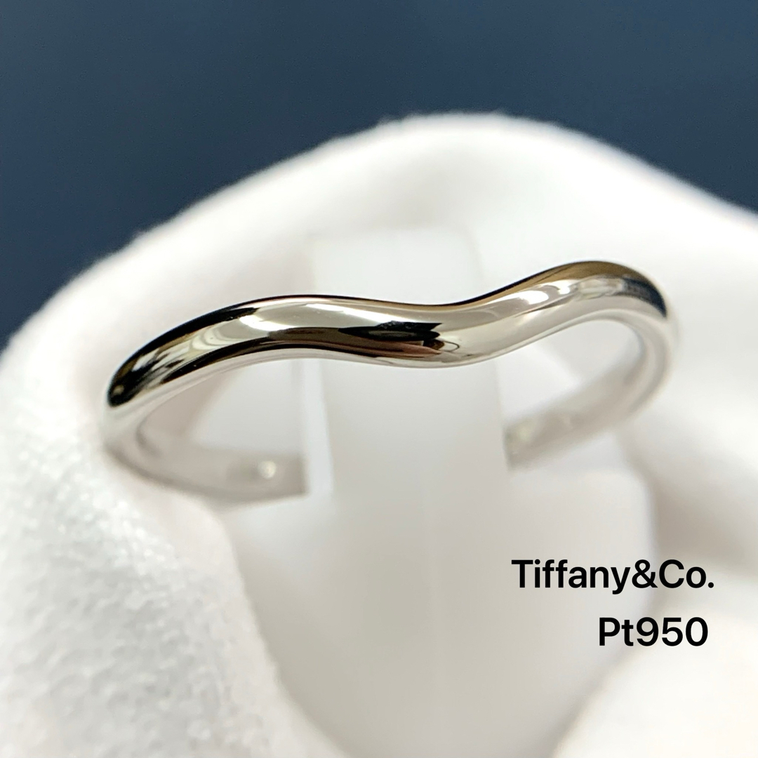 Tiffany & Co.(ティファニー)のティファニー リング カーブド バンド TIFFANY ペレッティ Pt950 レディースのアクセサリー(リング(指輪))の商品写真