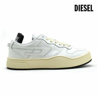 ディーゼル(DIESEL)の【WHITE】ディーゼル スニーカー メンズ ローカット レザー ホワイト 白 DIESEL S-UKIYO LOW【送料無料】(スニーカー)