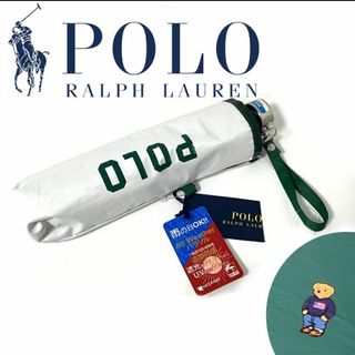 ポロ(POLO（RALPH LAUREN）)のポロ ラルフ ローレン POLO ポロベアプリント POLO 折りたたみ傘 新品(傘)