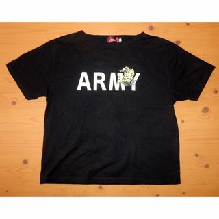 アヴィレックス(AVIREX)のAVIREX PX　ARMYプリント＆刺繍　Tシャツ　サイズL(Tシャツ/カットソー(半袖/袖なし))