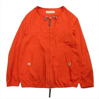 Marni - 極美品 マルニ MARNI ノーカラー ジャケット ブルゾン ドローコード