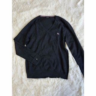 BURBERRY BLACK LABEL - BURBERRY BLACK LABEL ニット サイズ3 チャコールグレー