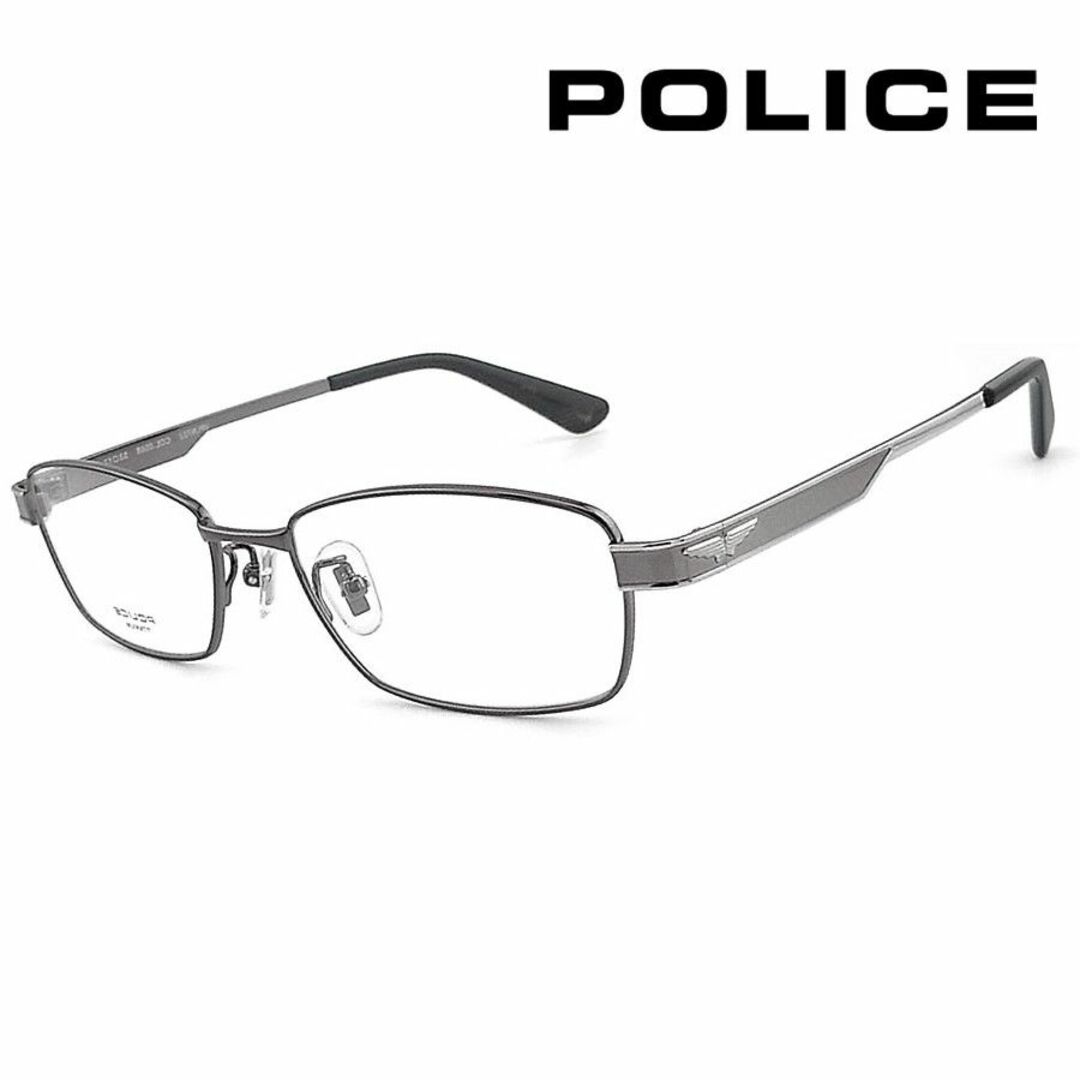 POLICE(ポリス)の新品未使用 POLICE ポリス VPLN72J 0568 レンズ交換対応可 メンズのファッション小物(サングラス/メガネ)の商品写真