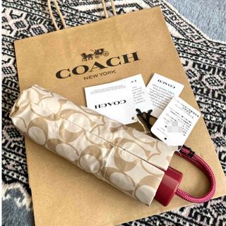 【定価20,900円】COACH ミニアンブレラ UVカット 新品未使用 正規品