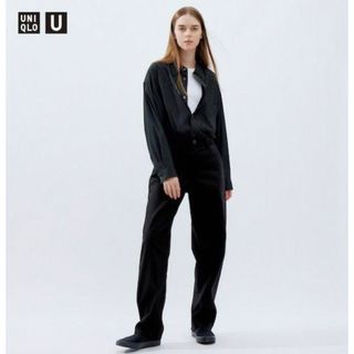 ユニクロ(UNIQLO)のユニクロ　U チノパン+ ブラック 64 未使用(チノパン)