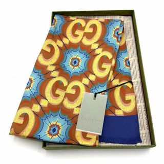 グッチ(Gucci)の【未使用】希少✨GUCCI 100周年限定　スカーフ　タグ付　シルク(バンダナ/スカーフ)