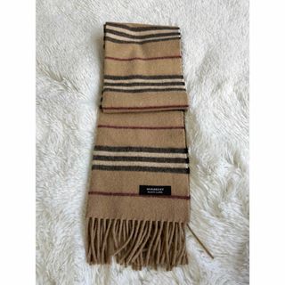 BURBERRY BLACK LABEL マフラー カシミヤ 美品 ノヴァ