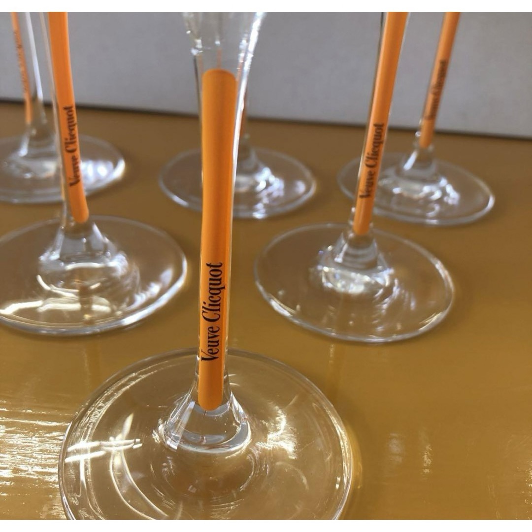 非売品 ヴーヴクリコ シャンパングラス 6脚セット veuveclicquot 非売品 ヴーヴクリコ シャンパングラス 6脚セット veuveclicquot