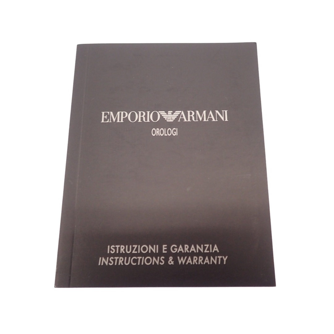 Emporio Armani(エンポリオアルマーニ)のエンポリオ アルマーニ 腕時計 AR-0392 ブラック系【AFI18】 メンズの時計(腕時計(アナログ))の商品写真