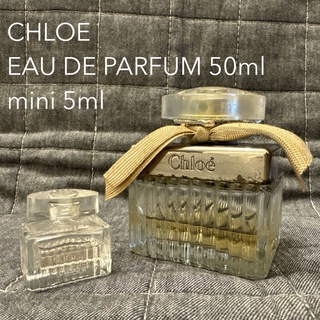 クロエ(Chloe)のCHLOE クロエ オードパルファム 50ml 香水 5ml ミニボトル付き(香水(女性用))