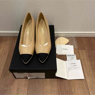 CHANEL - 新品 CHANEL シャネル パンプス バイカラー  ココマーク 37 1/2