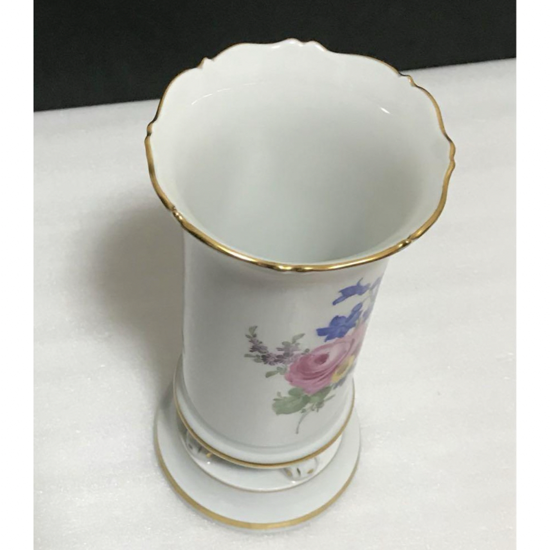 MEISSEN(マイセン)の◎未使用 美品 マイセン 金彩　四つ脚 フラワーベース 花瓶　一輪挿し インテリア/住まい/日用品のインテリア小物(花瓶)の商品写真