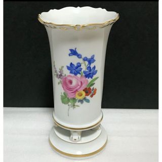 MEISSEN - ◎未使用 美品 マイセン 金彩　四つ脚 フラワーベース 花瓶　一輪挿し