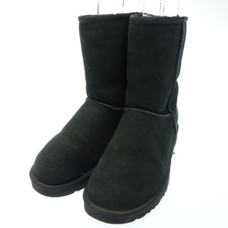 アグ(UGG)のアグ ムートンブーツ S/N 5800 グリーン系 26cm【AFC28】(ブーツ)