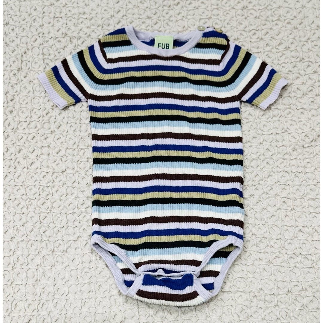 Caramel baby&child (キャラメルベビー&チャイルド)のFUB ボーダー　ロンパース キッズ/ベビー/マタニティのベビー服(~85cm)(ロンパース)の商品写真