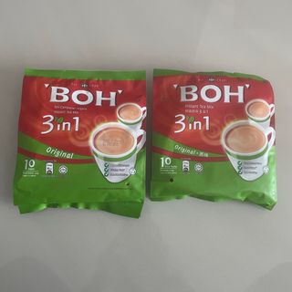 ボー(BOH)のBOH インスタントミルクティー　10個×2袋(茶)