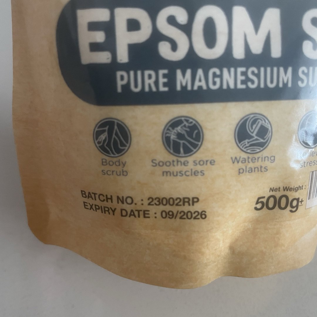 エプソムソルト　オーガニック　500g コスメ/美容のボディケア(入浴剤/バスソルト)の商品写真