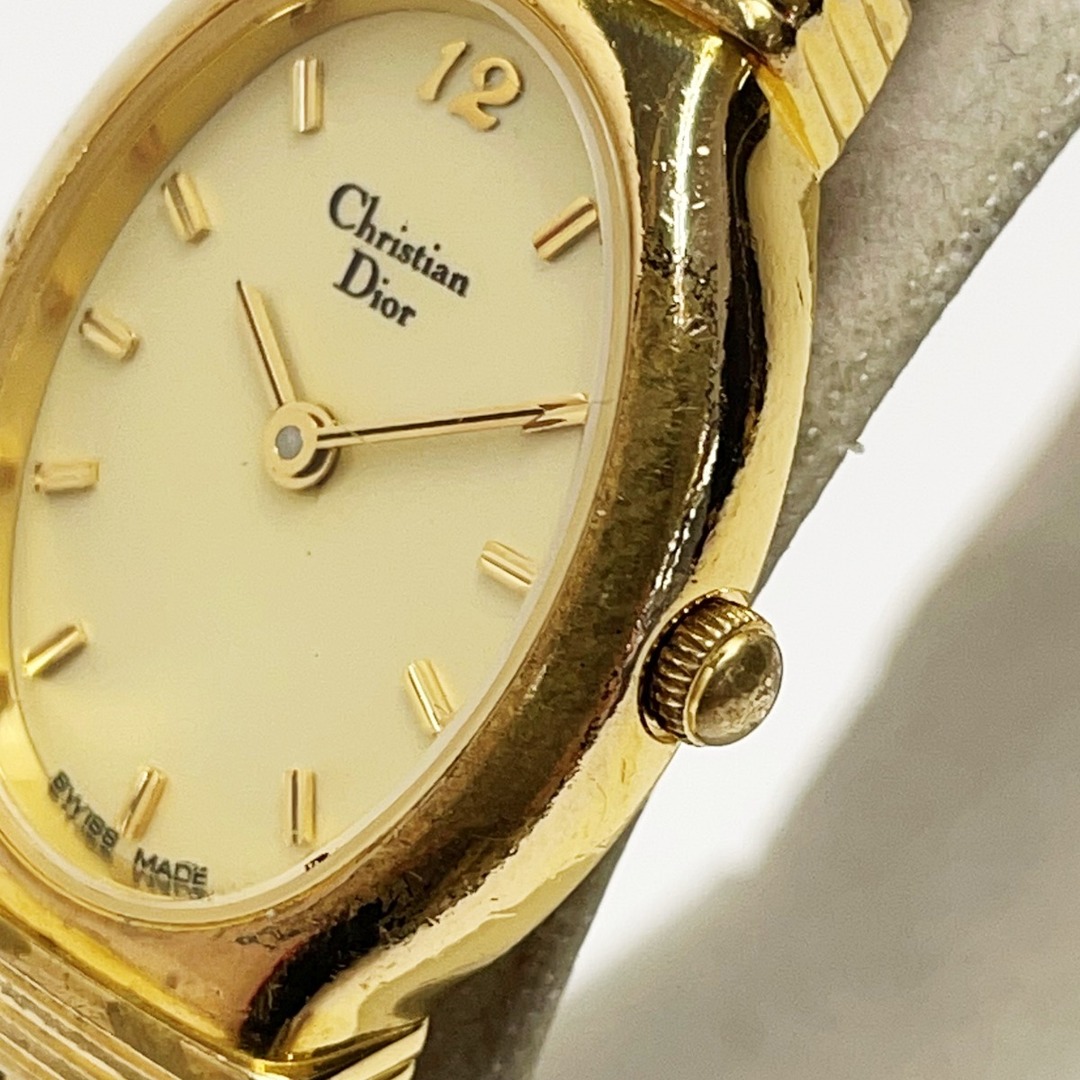 Christian Dior(クリスチャンディオール)の☆☆Christian Dior クリスチャンディオール ブレスウォッチ 3055 ゴールド クォーツ レディース 腕時計 レディースのファッション小物(腕時計)の商品写真