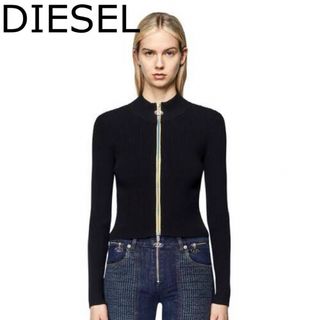 ディーゼル(DIESEL)のDIESEL ジップアップニット(ニット/セーター)