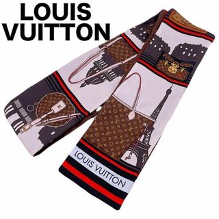 LOUIS VUITTON - 【美品】ルイヴィトン M77316 スカーフ バンドー スカイライン シルク