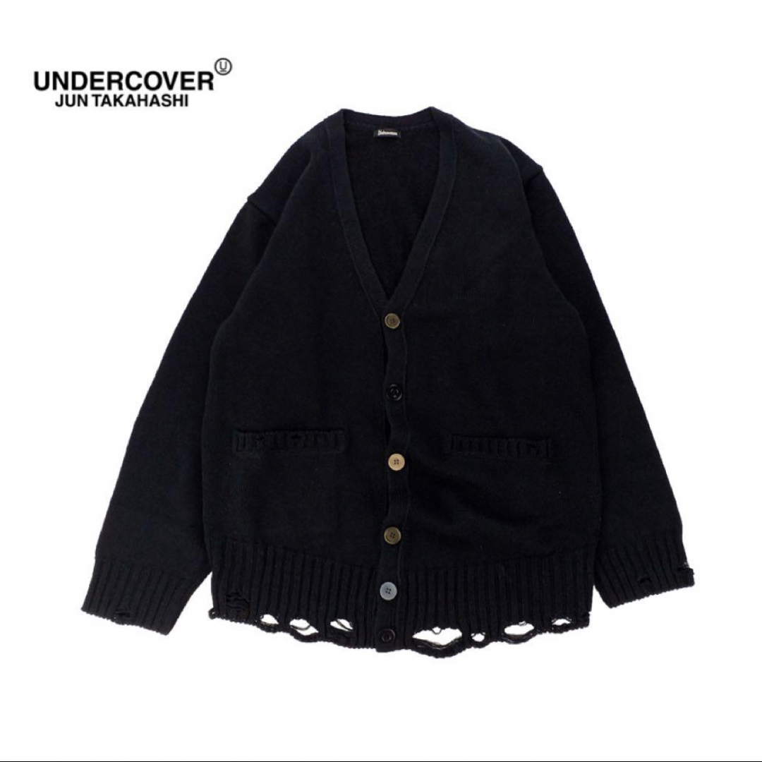 UNDERCOVER(アンダーカバー)のUndercoverism アンダーカバー Languidダメージカーディガン メンズのトップス(カーディガン)の商品写真