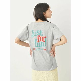 アースミュージックアンドエコロジー(earth music & ecology)の【杢グレー】Lee*e.m.a.e LOGO H/S TEE(カットソー(長袖/七分))