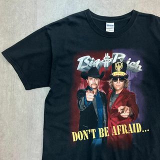 ミュージックティー(MUSIC TEE)のビッグ&リッチ　カントリー　半袖Tシャツ　古着　ブラック　L(Tシャツ/カットソー(半袖/袖なし))