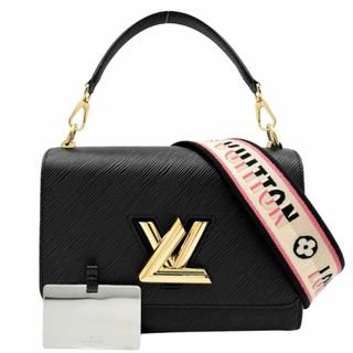 ルイヴィトン(LOUIS VUITTON)の【在庫一掃】LOUIS VUITTON ルイヴィトン 2WAY エピ ツイストMM ハンドバッグ ショルダーバッグ 肩掛け 斜め掛け かばん 鞄 M21554    ノワール シルバー金具 レディース 美品【中古品】(ショルダーバッグ)