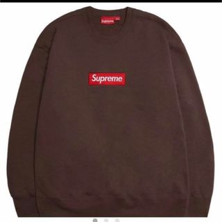 シュプリーム(Supreme)のSupreme Box Logo Crewneck "Brown" シュプリーム(スウェット)