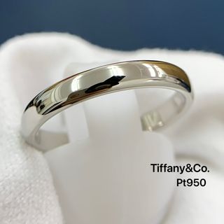 Pt950  ティファニー リング クラシック バンド TIFFANY&Co. (リング(指輪))