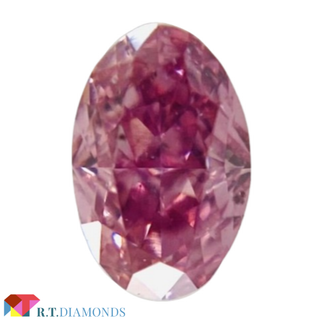 FANCY VIVID PURPLISH PINK 0.073ct OV(その他)