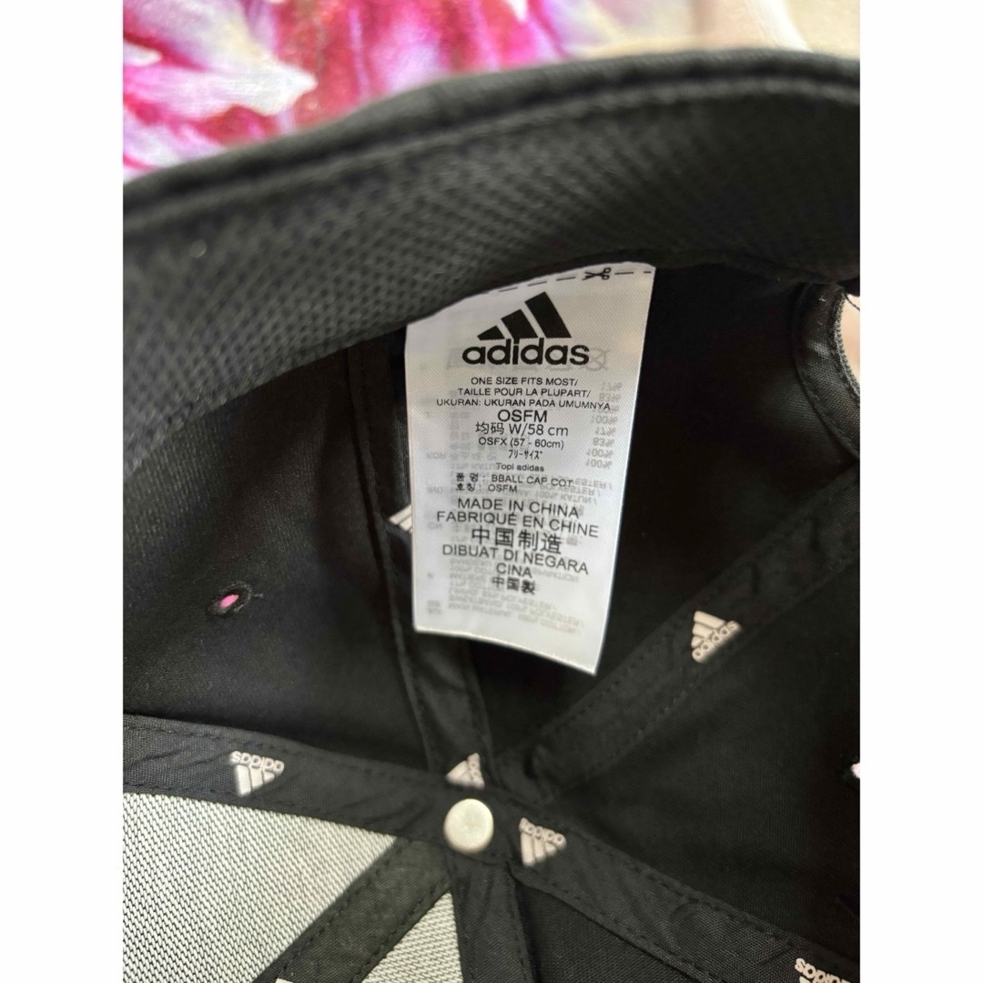 adidas(アディダス)の【美品】adidas アディダス 帽子 キャップ 57～60cm レディースの帽子(キャップ)の商品写真