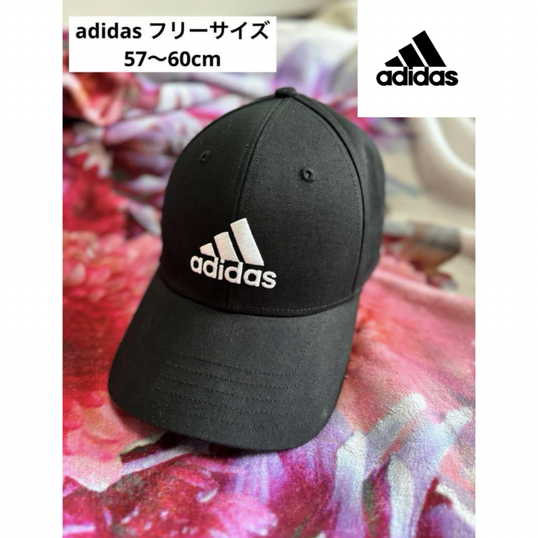 adidas(アディダス)の【美品】adidas アディダス 帽子 キャップ 57～60cm レディースの帽子(キャップ)の商品写真