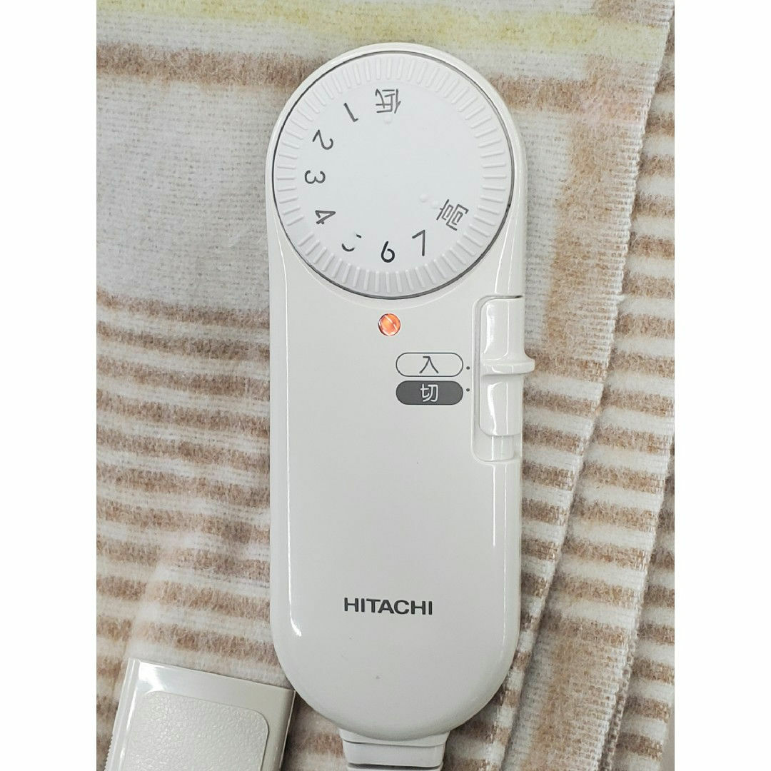 日立(ヒタチ)のHITACHI 電子コントロール敷毛布 YB-U85M セミロング 85×160 スマホ/家電/カメラの冷暖房/空調(電気毛布)の商品写真