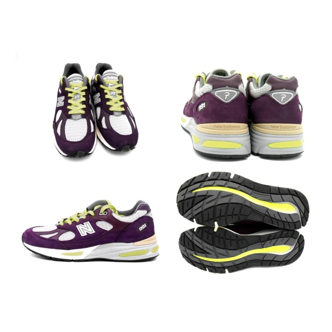 New Balance(ニューバランス)のニューバランスNew Balance× パタ PATA ■ 【 U991PD2 】 991 ロゴ ローカット ワインレッド スニーカー f21316 メンズの靴/シューズ(スニーカー)の商品写真