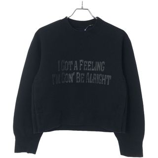 サカイ(sacai)のsacai サカイ 23SS Sponge Sweat Pullover スポンジスウェットトレーナー ブラック 1 23-06634(トレーナー/スウェット)