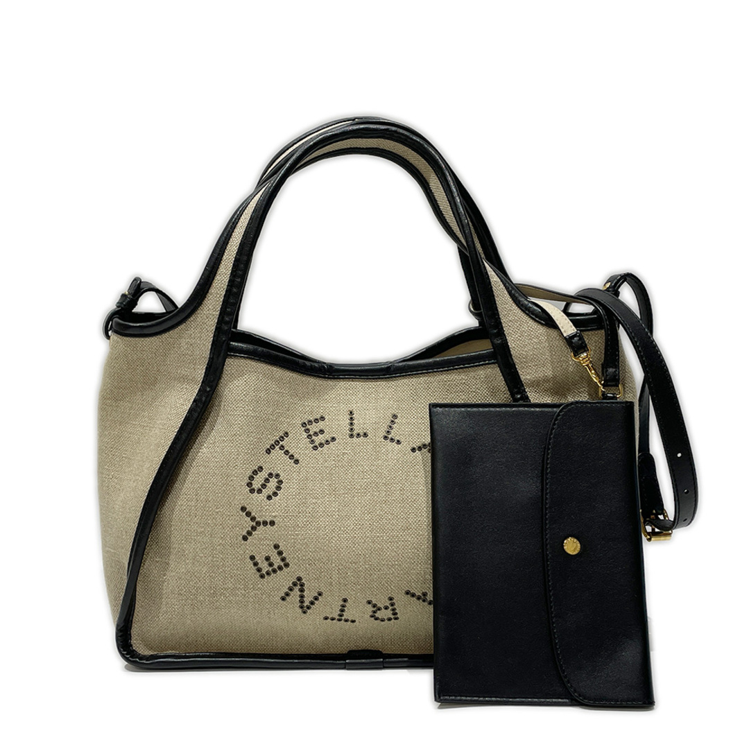 Stella McCartney(ステラマッカートニー)のStella McCartney ハンドバッグ ステラロゴ コットン クロスボディ 2WAY 513860 W8251 キャンバス レディースのバッグ(ハンドバッグ)の商品写真