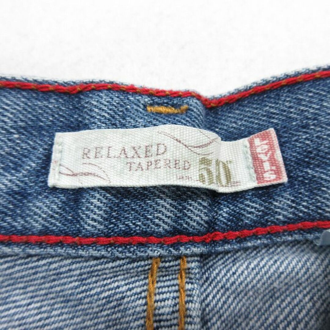 Levi's(リーバイス)の古着 リーバイス Levis 550 ジーンズ レディース テーパード ヒゲ コットン 紺 ネイビー デニム 23feb17 中古 ボトムス ジーパン Gパン ロング パンツ レディースのパンツ(ショートパンツ)の商品写真