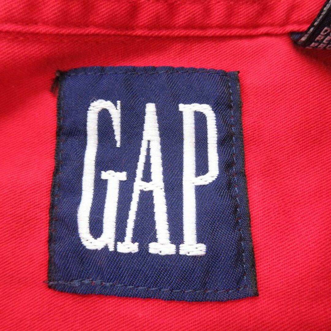 GAP(ギャップ)のL★古着 ギャップ GAP 長袖 ブランド シャツ メンズ 90年代 90s コットン 赤 レッド 23feb20 中古 トップス メンズのトップス(シャツ)の商品写真