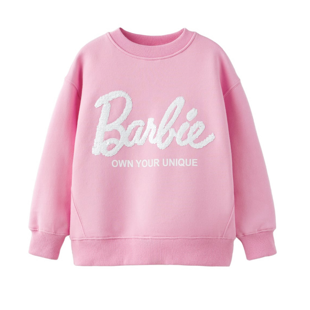 ZARA KIDS(ザラキッズ)のZARA KIDS Barbie トレーナー レディースのトップス(トレーナー/スウェット)の商品写真