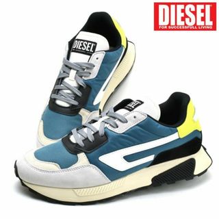 ディーゼル(DIESEL)の【BLUE/WHITE】ディーゼル タイチェ スニーカー メンズ ローカット ブルー ホワイト イエロー DIESEL S-TYCHE LL【送料無料】(スニーカー)