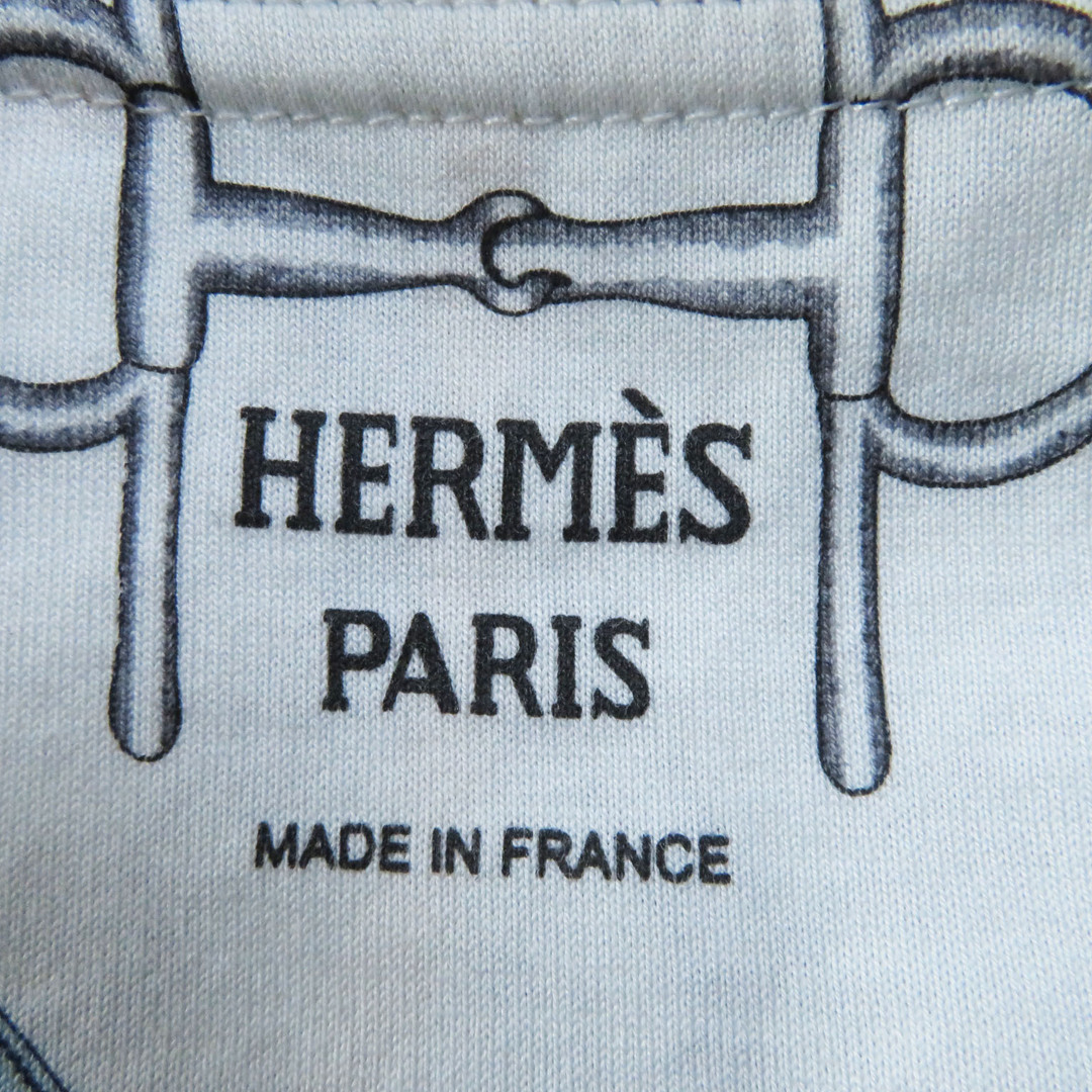 Hermes(エルメス)の極美品◎HERMES エルメス 21SS PARCOURS SANS FAUTE 完璧なコース 半袖 Tシャツワンピース ホワイト マルチ 36 フランス製 正規品 レディース レディースのワンピース(その他)の商品写真