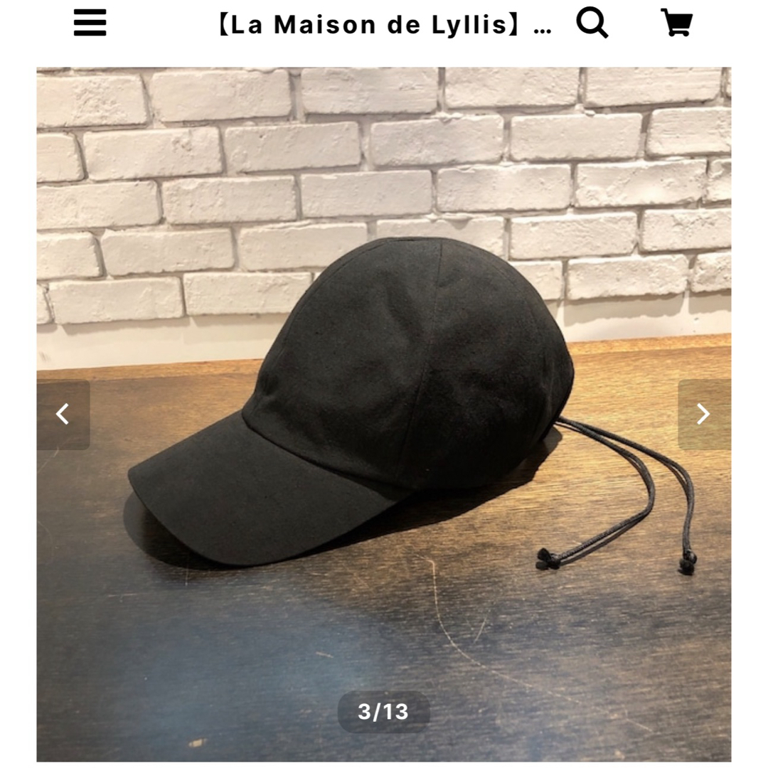 TODAYFUL(トゥデイフル)のLa Maison de Lyllis cap レディースの帽子(キャップ)の商品写真