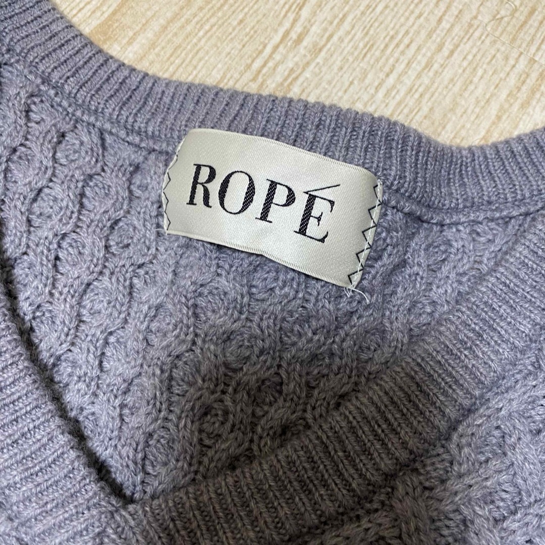 ROPE’(ロペ)のROPE ニット　Mサイズ　グレー レディースのトップス(ニット/セーター)の商品写真