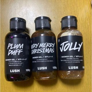 ラッシュ(LUSH)のラッシュシャワージェル　ベリーメリークリスマス　ジョリー　プラムダフ(ボディソープ/石鹸)