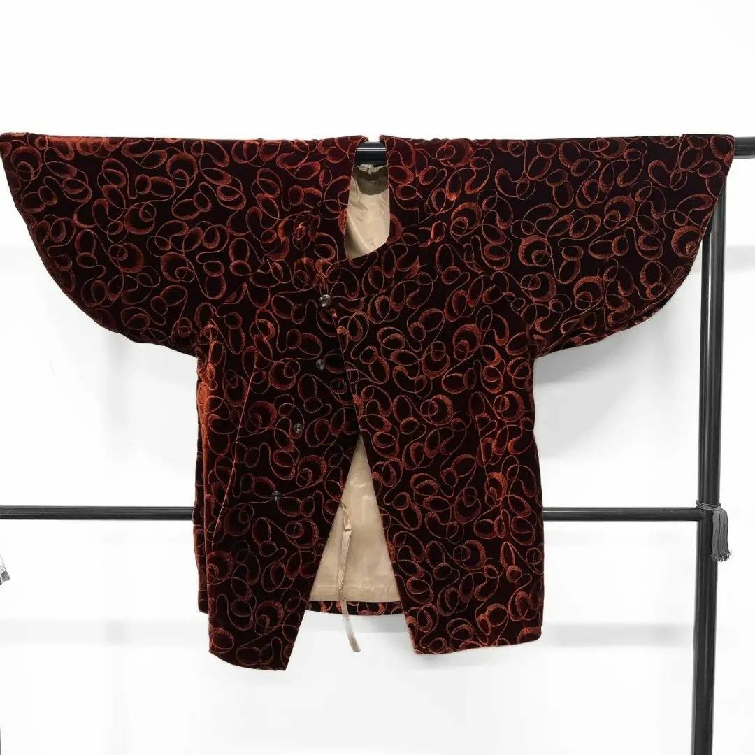 着物コート　抽象模様　着物　024w レディースの水着/浴衣(その他)の商品写真