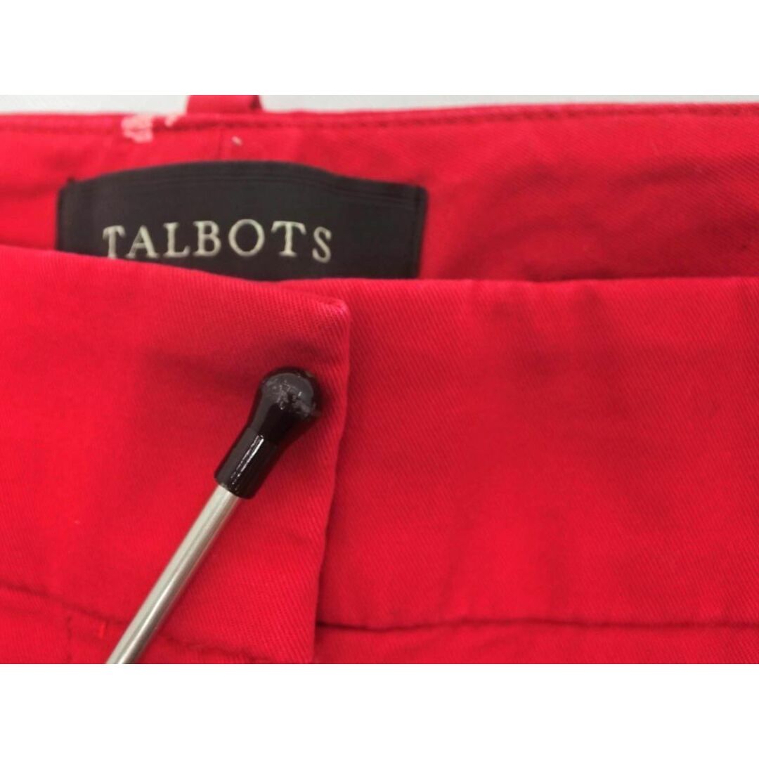 TALBOTS(タルボット)のTalbots タルボット 総柄 クロップド パンツ size2/赤 ■◇ レディース レディースのパンツ(クロップドパンツ)の商品写真